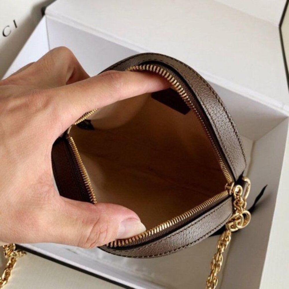 Authentic Gucci Round Ophidia Shoulder Bag - Picture 6 of 7